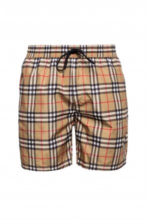 Checked swimming shorts, zdjęcie 1 Checked swimming shorts od Burberry